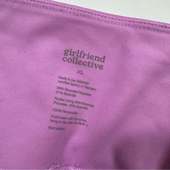 Girlfriend Collective Compressive Pocket Leggings Purple - Picture 3 of 6